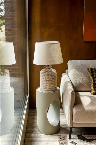 Bordlampe 'Russel' - Beige