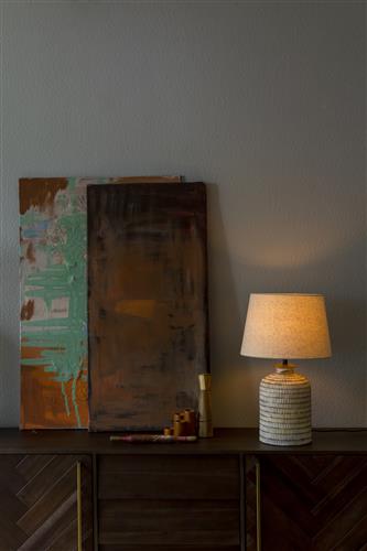 Bordlampe 'Russel' - Beige