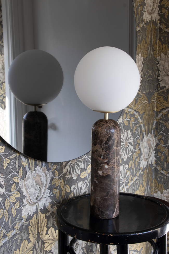 Bordlampe 'Torrano' - Brun