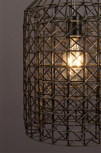 Loftlampe 'Jim Tall' - Sølv