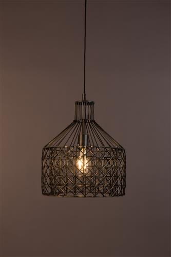 Loftlampe 'Jim Wide' - Sølv