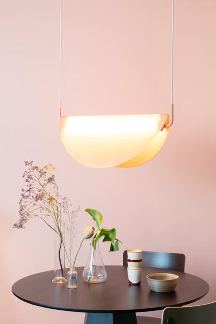 Loftlampe 'Rani' 22x74 - Rosa