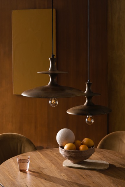 Loftlampe 'Cath' 34x34 - Brun