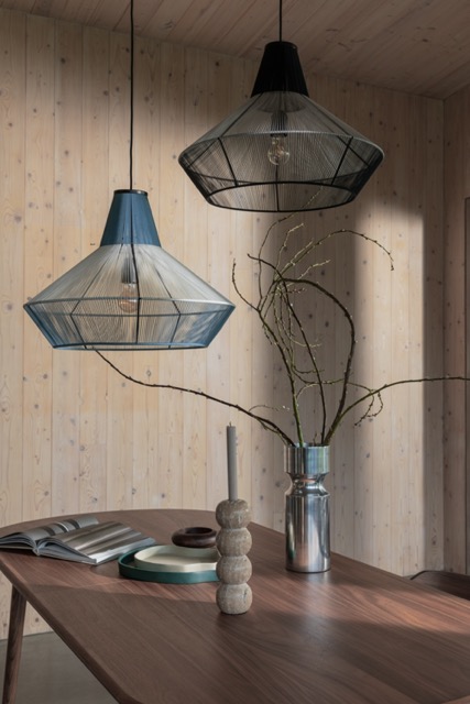 Loftlampe 'Fairy' 55x55 - Blå