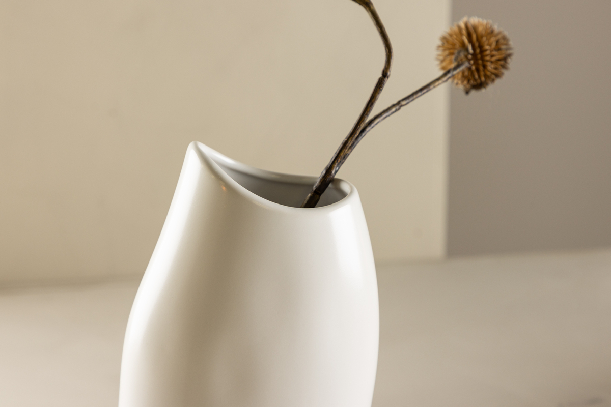 Vase 'Genoa' - Hvid