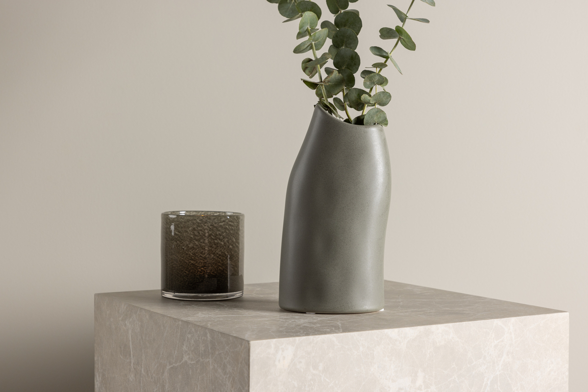Vase 'Genoa' - Mørkegrå