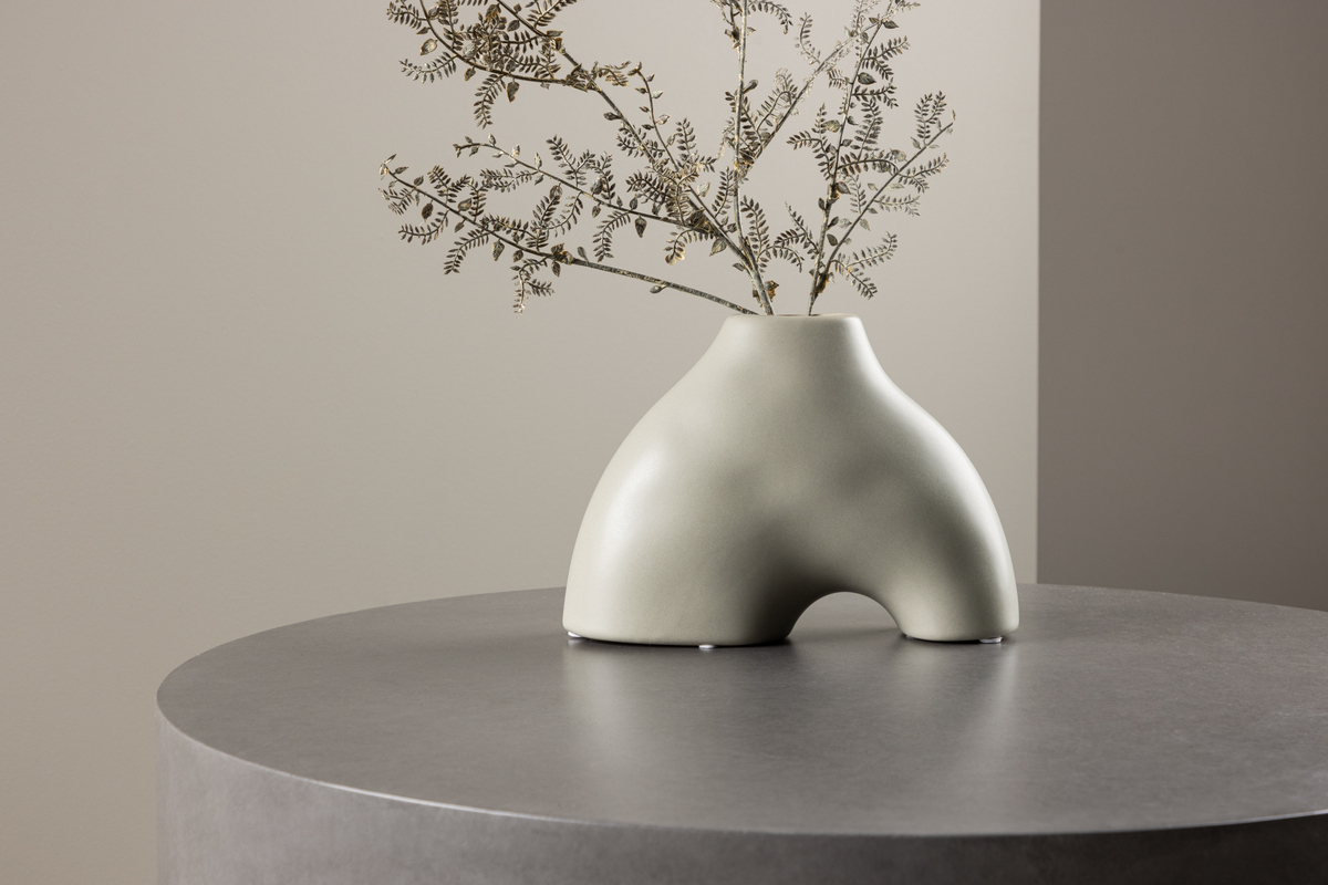 Vase 'Terni' - Lysgrå