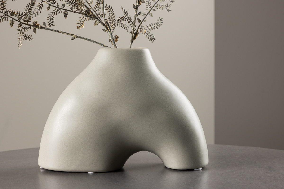 Vase 'Terni' - Lysgrå