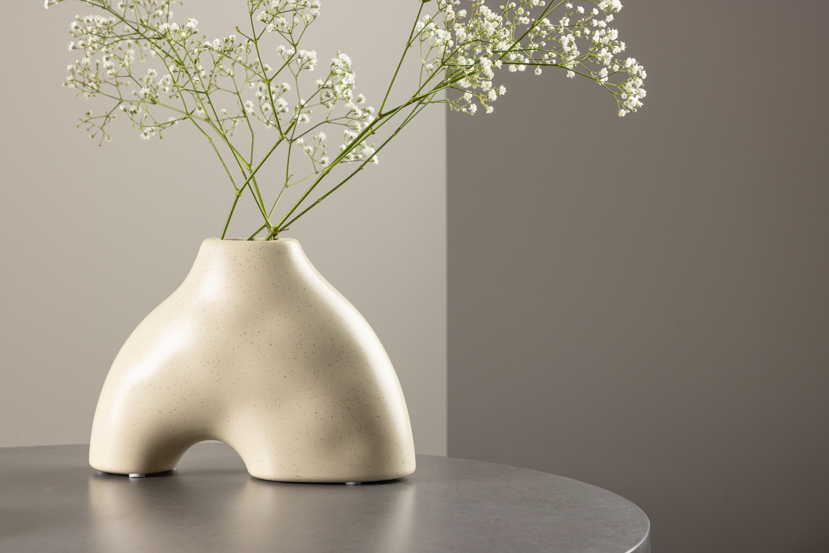 Vase 'Terni' - Lysbeige