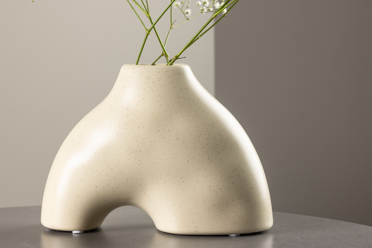 Vase 'Terni' - Lysbeige