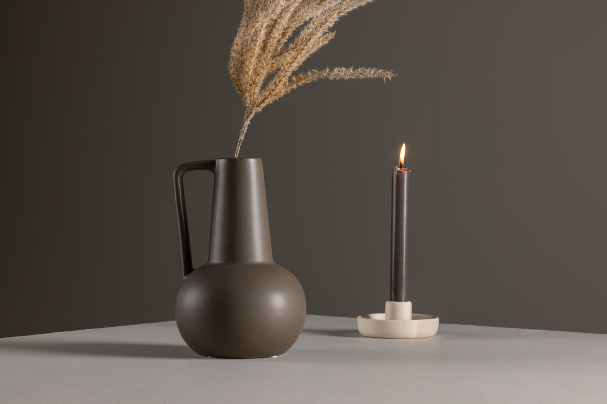Vase 'Calvi' - Brun