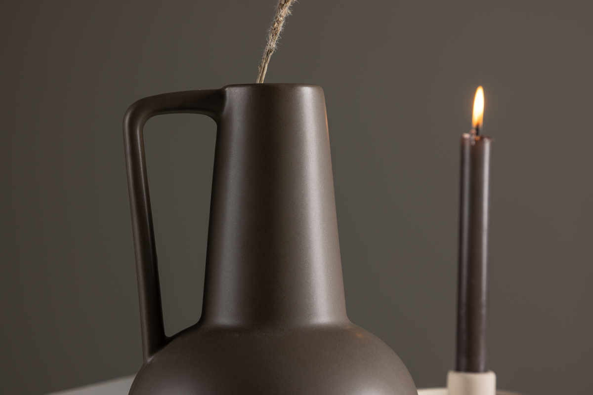 Vase 'Calvi' - Brun