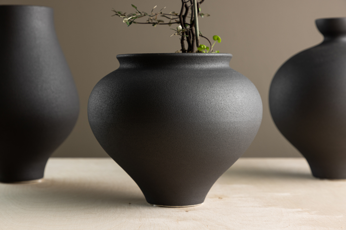 Vase 'Santander' 18cm- Sort