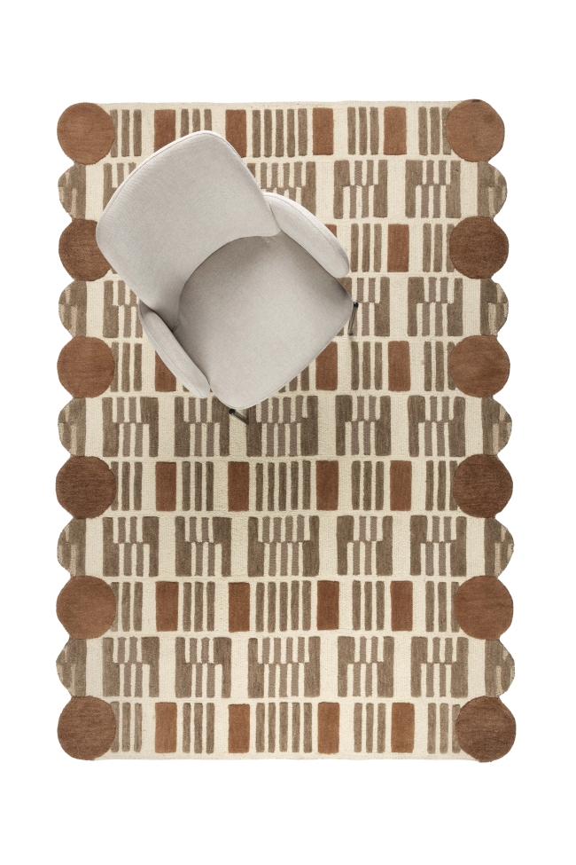 Tæppe 'Mundra' 160x230 cm - Beige