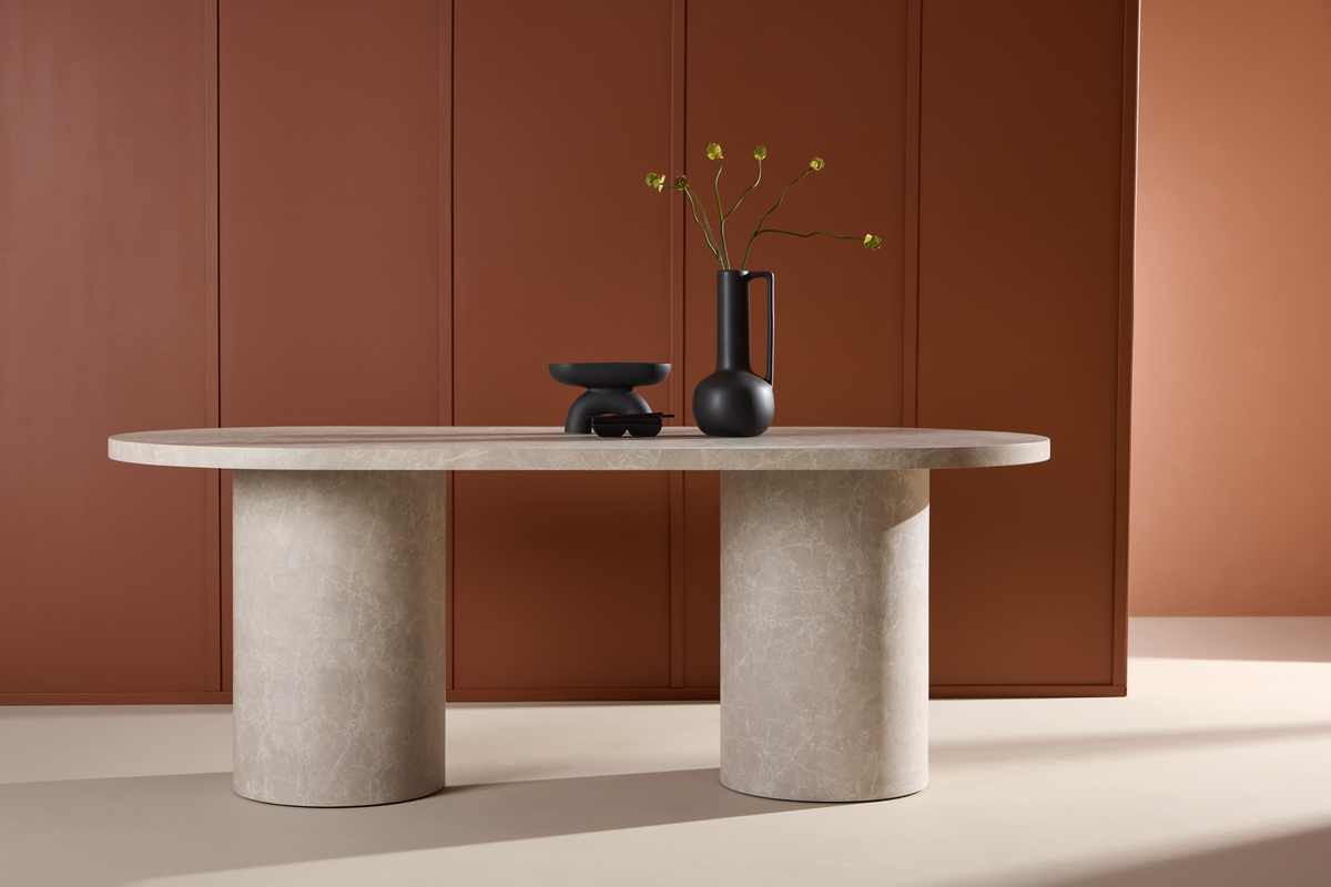 Spisebord 'Narvik' 100x200cm - Beige
