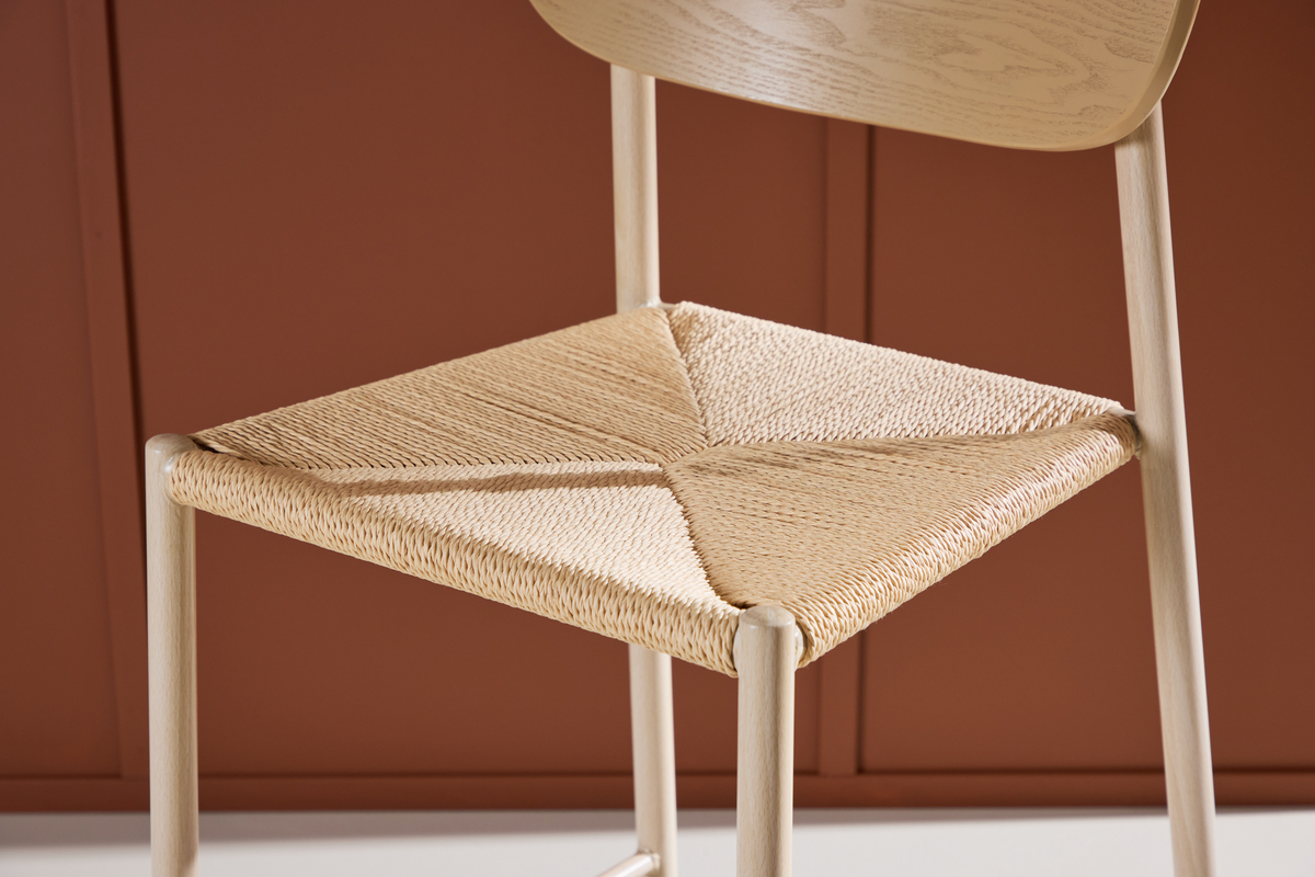 Barstol 'Polly' - Natur/Beige