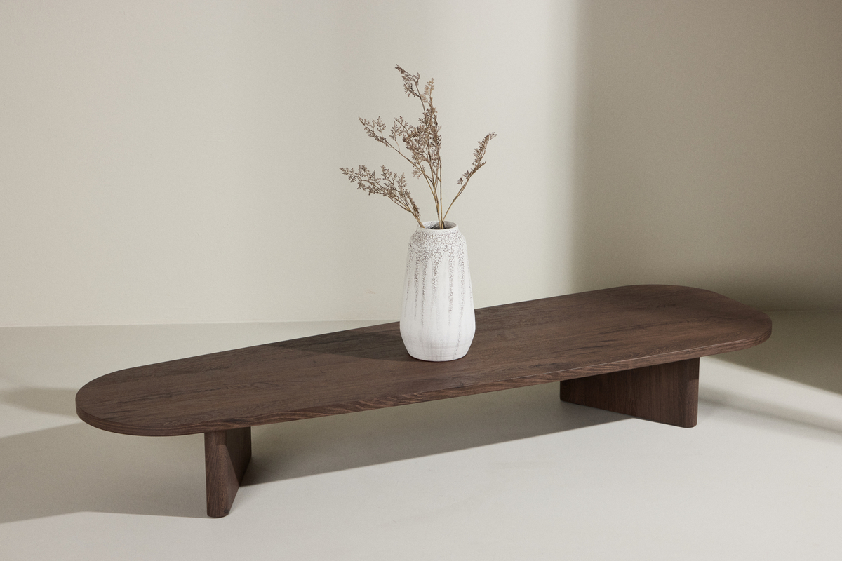 Sofabord 'Haga' 180x55cm - Mocka