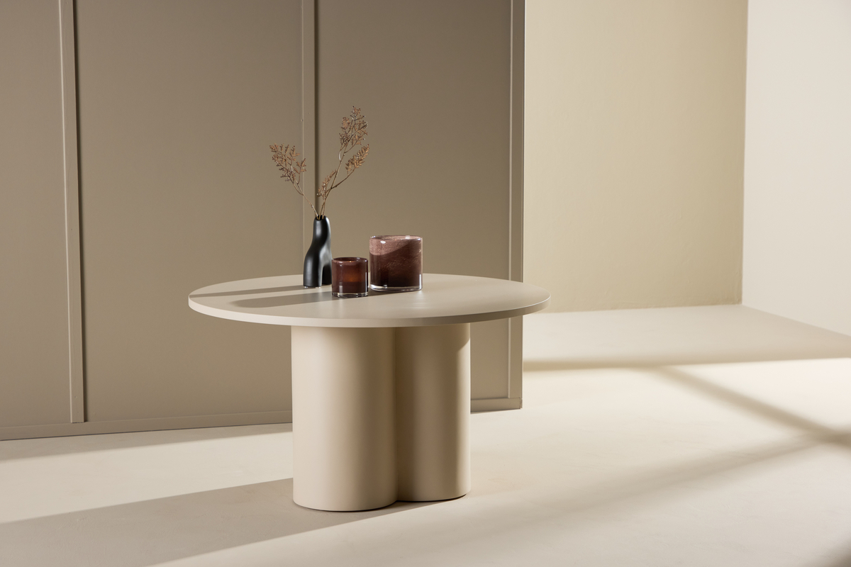Sofabord 'Olivia' 80x45cm - Beige