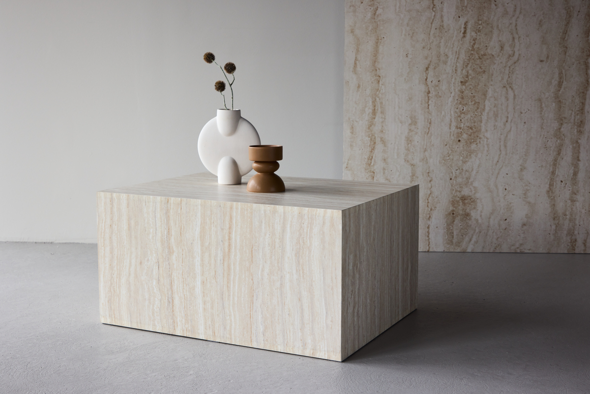 Sofabord 'Myrsjö' 80x60cm - Beige