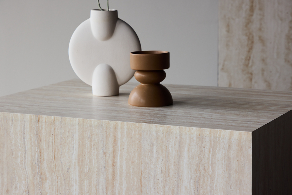Sofabord 'Myrsjö' 80x60cm - Beige