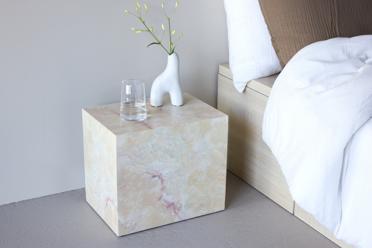 Sidetabel 'Eira' 35x25cm - Beige
