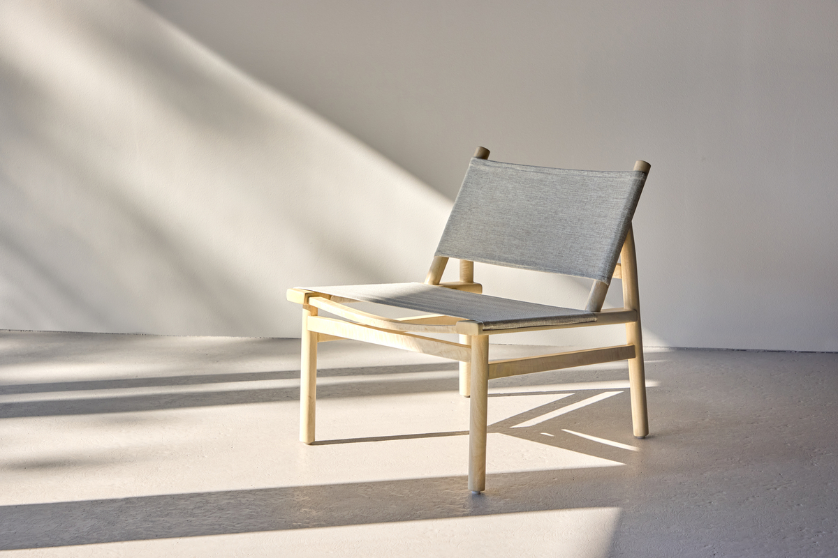 Lounge stol 'Kinna' - Natur