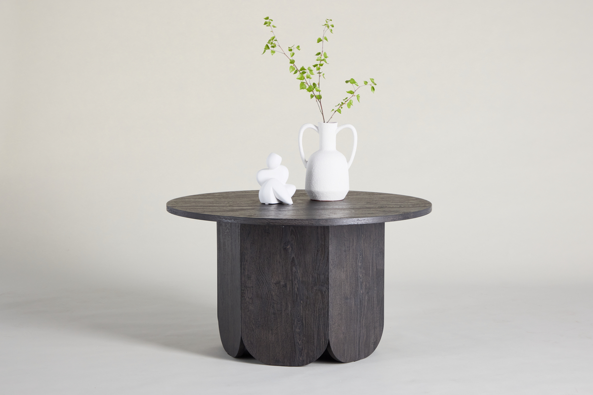 Sofabord 'Björkvik' Rund 80cm - Sort