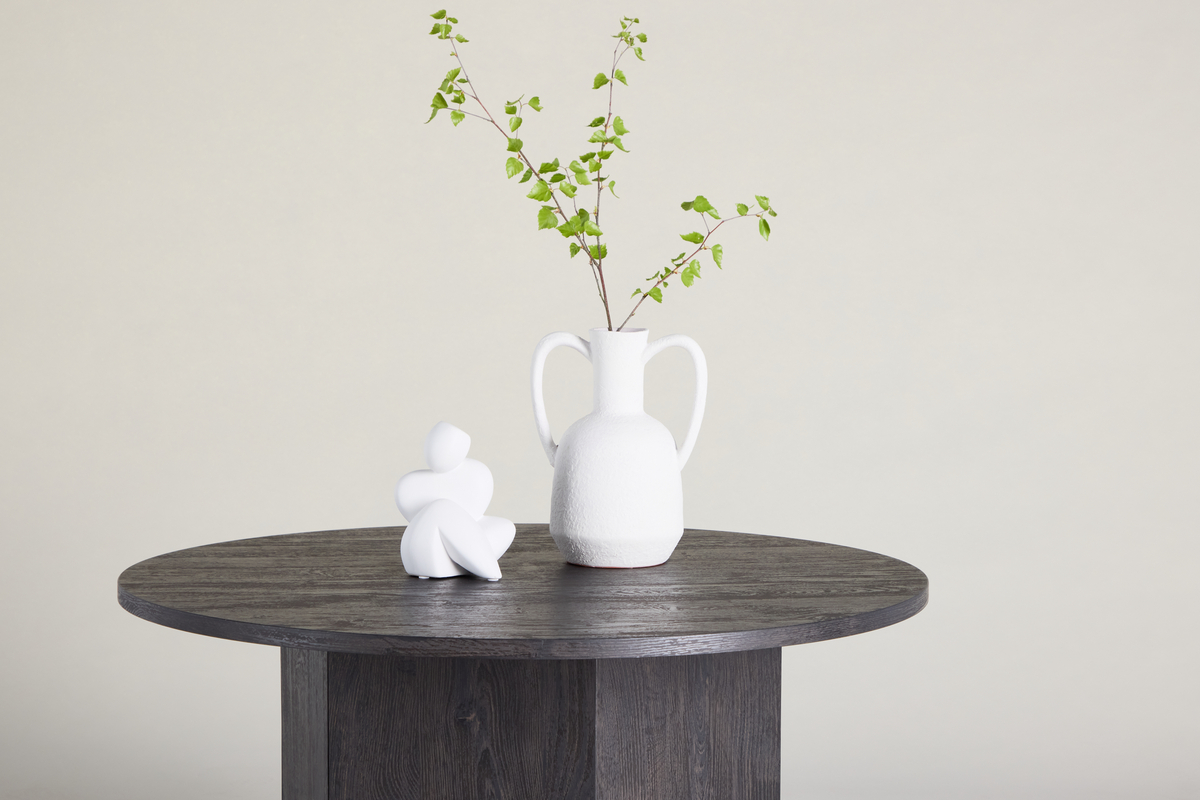 Sofabord 'Björkvik' Rund 80cm - Sort
