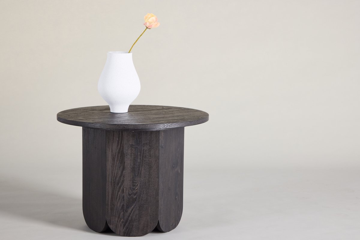 Sofabord 'Björkvik' Rund 60cm - Sort
