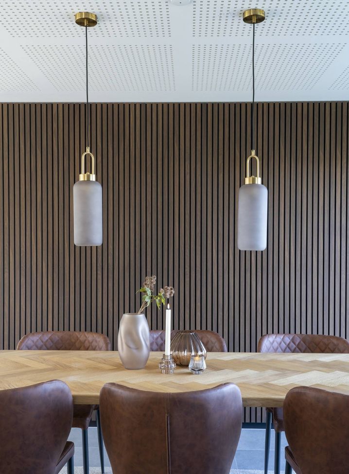 Loftlampe 'Sundsvall' Cylinder - Messing