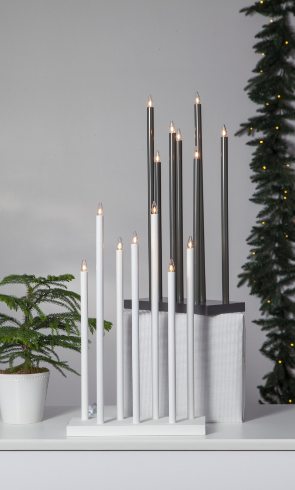 Adventskrans 'Holy' 7 Lygter - Hvid