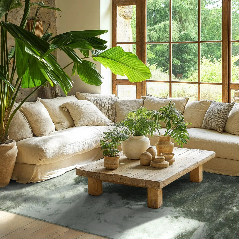 Gulvtæppe 'Aranga Super Soft Fur' 60x120cm - Grøn