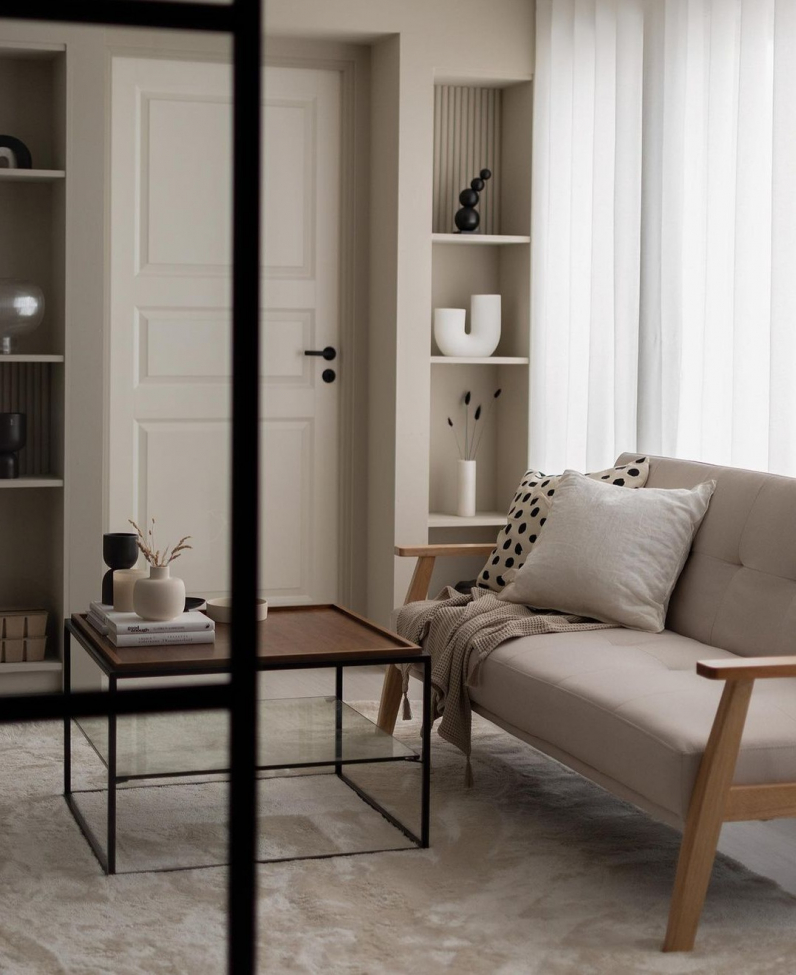 Gulvtæppe 'Aranga Super Soft' 60x120cm - Beige