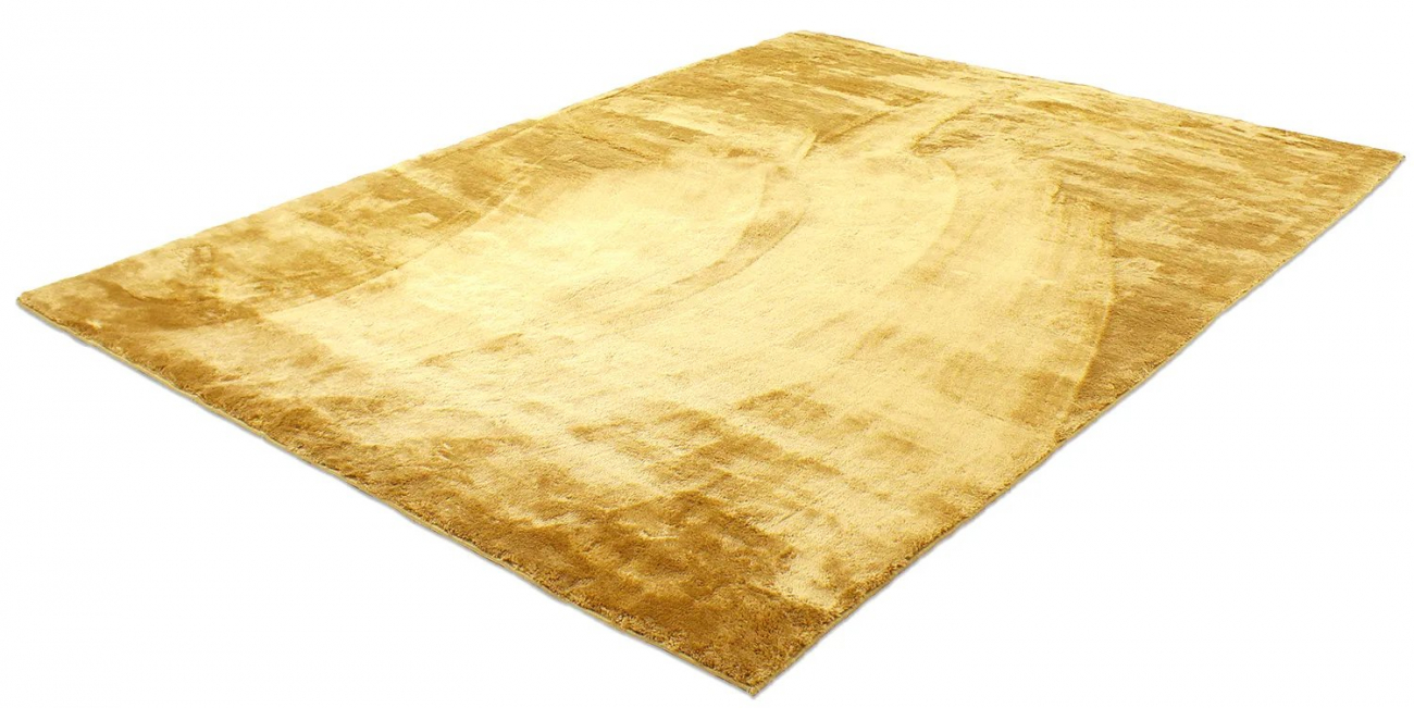 Gulvtæppe 'Aranga Super Soft' 140x200cm - Gul
