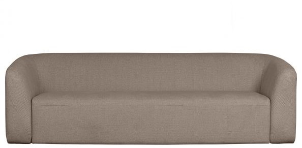 Sofa 'Sloping' - Lysbrun