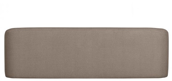Sofa 'Sloping' - Lysbrun