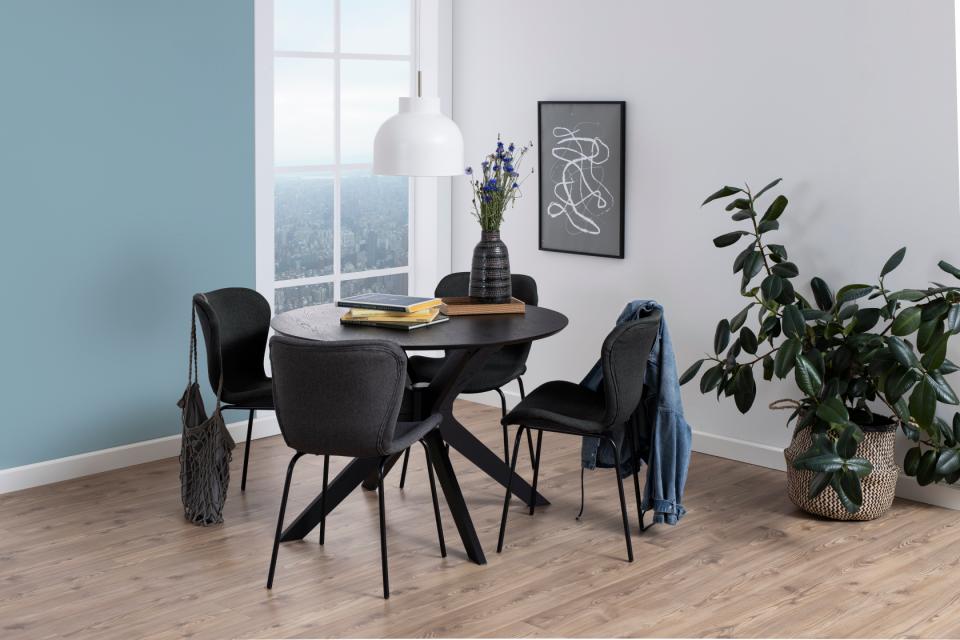 Spisebord 'Kotor' Rund 105cm- Sort