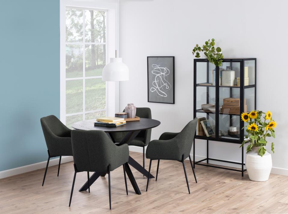 Spisebord 'Kotor' Rund 105cm- Sort