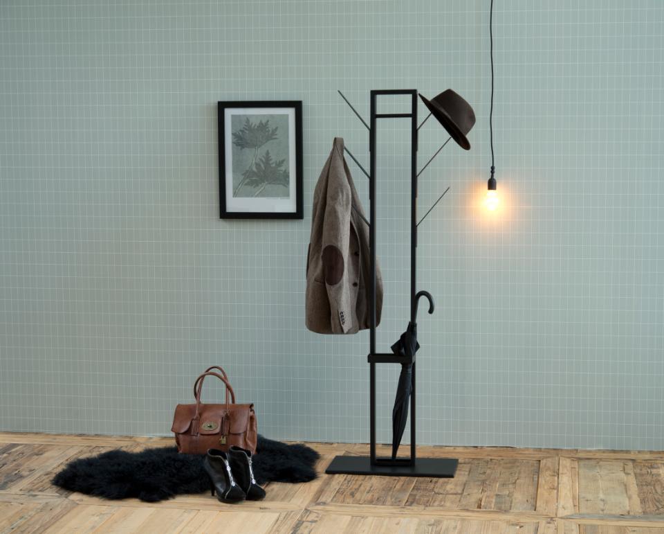 Tøjstativ 'Palma' 165cm - Sort