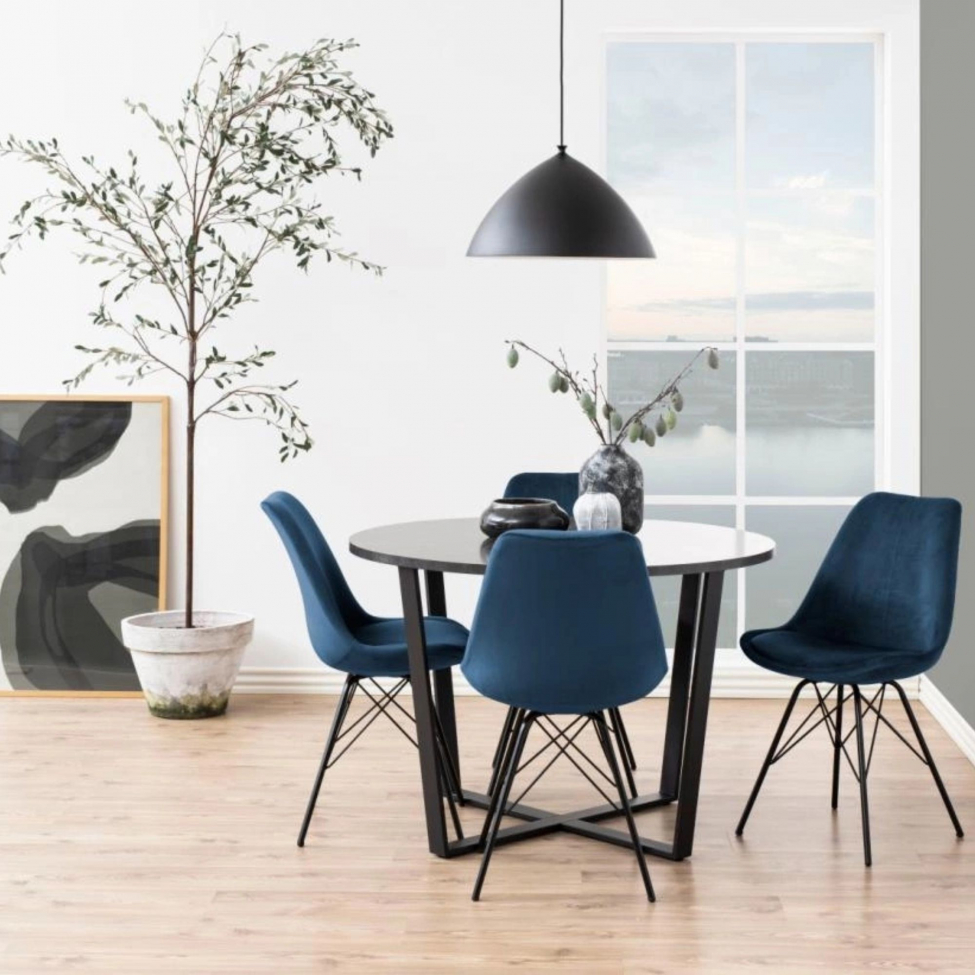 Stol 'Eris' - Blå/Sort