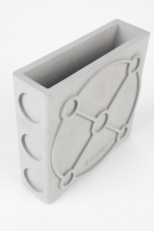 Vase 'Graphic Flat' - Grå