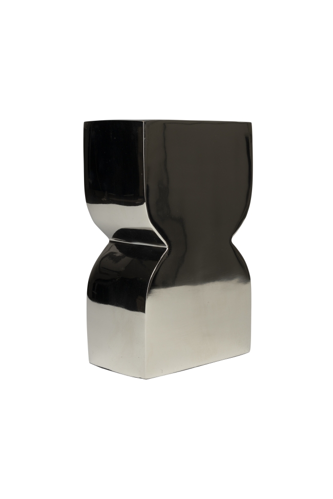 Vase Cones L 'Shiny Silver' - Sølv