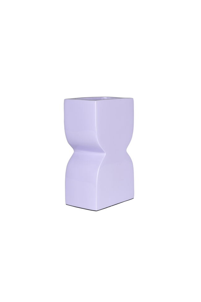 Vase Cones S 'Shiny Lilac' - Lilla