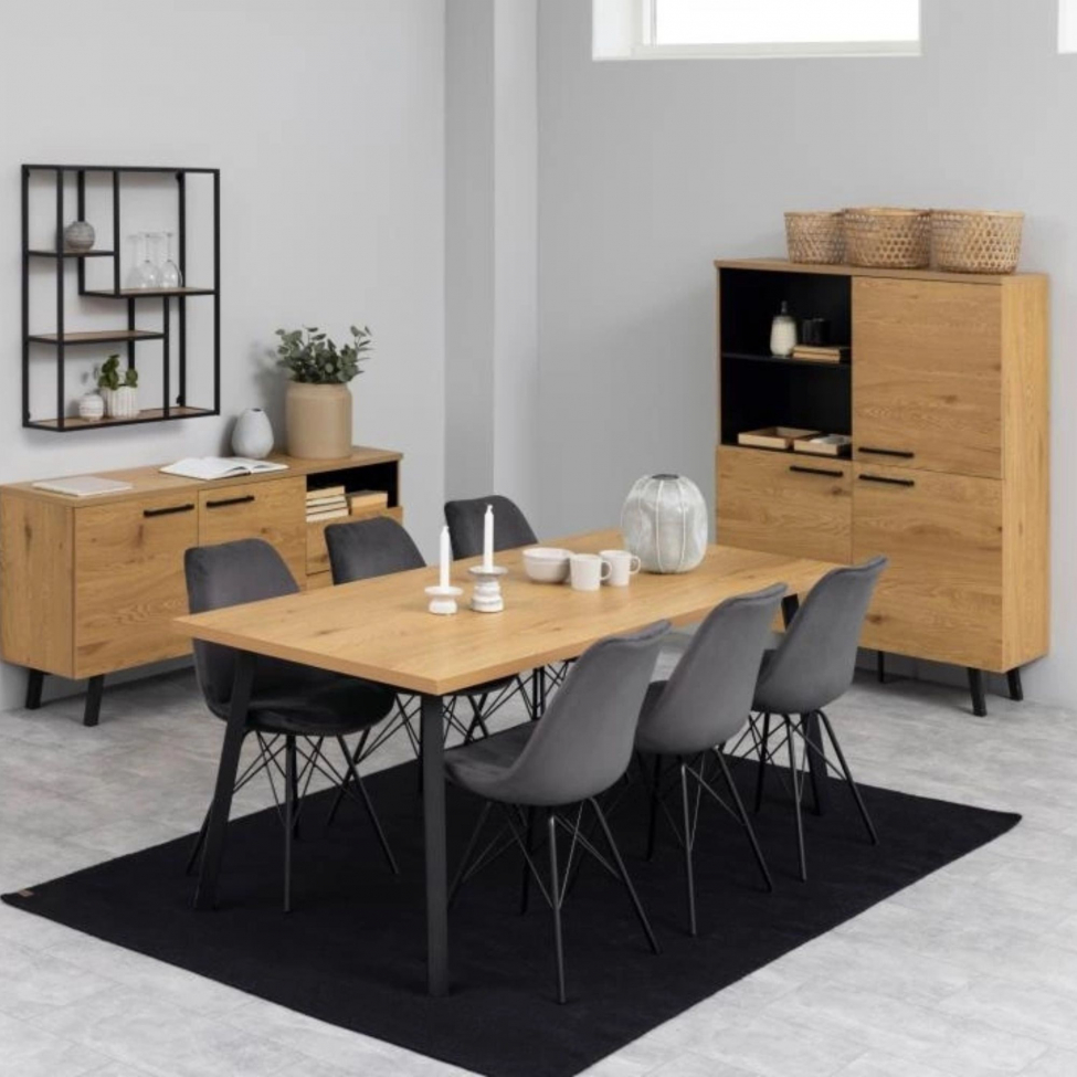 Stol 'Eris' - Grå/Sort