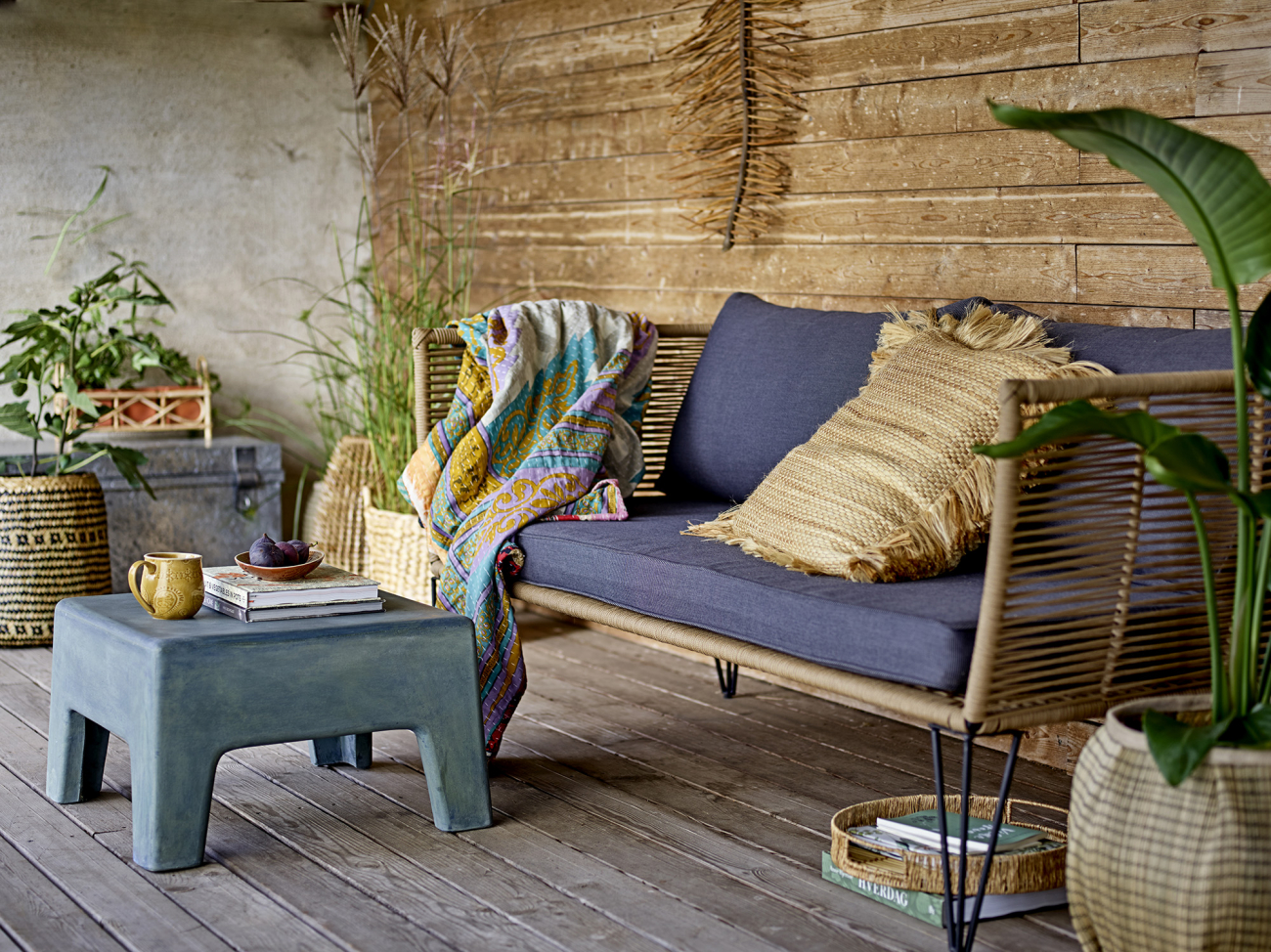 Sofa 'Mundo' - Natur/Grå