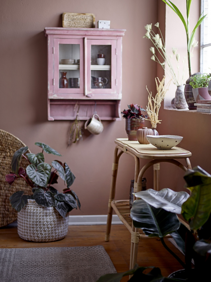Avlastningsbord 'Thenna' - Natur/Rattan