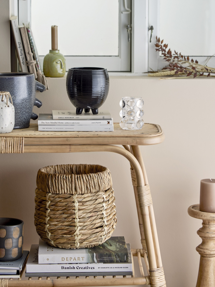 Avlastningsbord 'Thenna' - Natur/Rattan