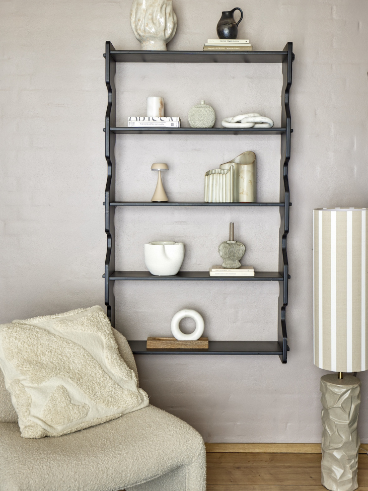 Gulvlampe 'Jani' - Naturfarvet