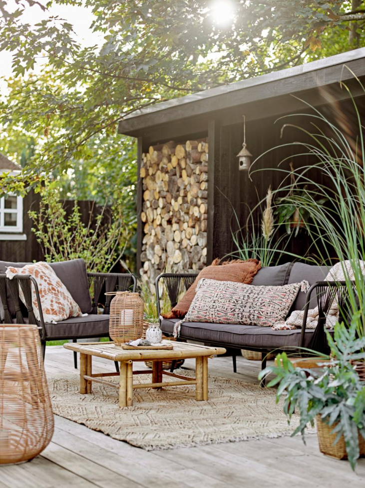 Sofa 'Pavone' - Sort