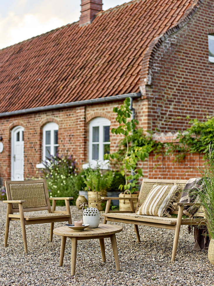 Lounge stol 'Sorrento' - Natur